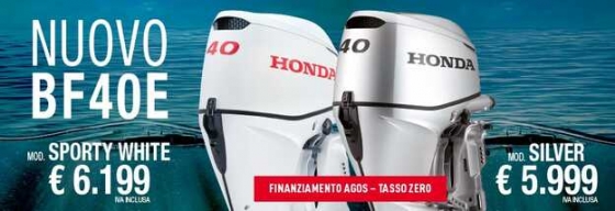 Nuovo Honda BF40E ad un prezzo promozionale e senza interessi*